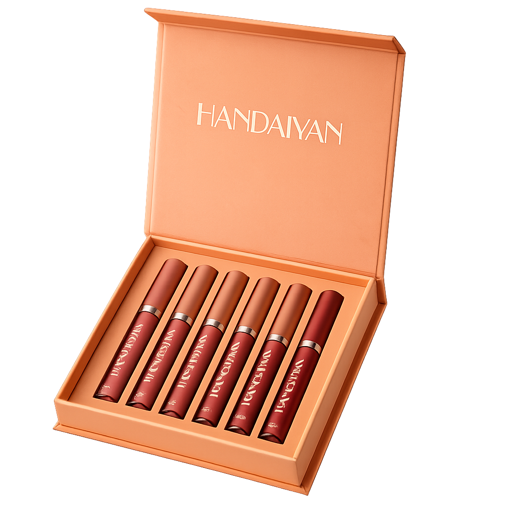LABIALES NUDE SET DE 6 PIEZAS